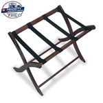 Scarlett Luggage Rack, Walnut Finish. Fixed Price $31.58.