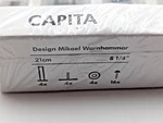 Ikea Capita Stainless Steel Furniture Legs 21CM (8 ") Set Of 4 New Open Package. Fixed Price $37.95.