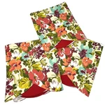Floral Curtain Valances Set Of Three. Fixed Price $17.50.