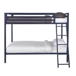 Dhp Twin-over-twin Bunk Bed W/ Metal Frame And Ladder, Space-saving Design, Blue. Fixed Price $500.00.