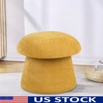 Mushroom Ottoman Stool Chenille Footrest Storage Seat Cozy Home Furniture New. Fixed Price $109.42.