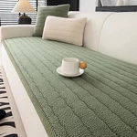 Ultra-soft Plush Sofa Cover, Non-slip Pad Furniture Protector. Fixed Price $35.99.