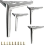 9.8 Metal Furniture Legs Set 4 Chrome Sofa Cabinet Table Diy Replacement. Fixed Price $72.99.