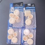 Lot /4SHEPHERD Rubber Chair/table Leg Tips 1/2" 13MM 9117 Beige Non-skid 4-PACK. Fixed Price $15.00.