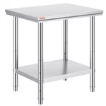 Vevor 24"X30" Stainless Steel Work Prep Table Bench Commercial Restaurant. Fixed Price $76.99.