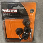 Prosource FE-50660-PS Rubber Furniture Leg Tips With Screws, 7/8", Black. Fixed Price $11.69.