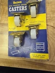 Nos. 4 Pack Bassick Ball Bearing Easy Rolling Swivel Casters Free Shipping!. Fixed Price $15.99.