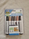 Total Furniture Repair Markers System 12 Piece Kit Touch-ups Wood Fillers. Fixed Price $15.00.
