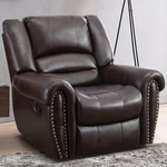 Ebello Classic Leather Manual Recliner Chair Heavy Duty Reclining Single Sofa. Fixed Price $251.98.