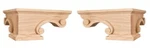 New Hardware Resources PFCS2-RW Scrolled Corner Furniture Foot Wood Leg Pair. Fixed Price $97.95.