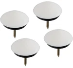 1-1/8" (29MM) White Domed Furniture Glides 4 Count Waxman Consumer Group PN:6281. Fixed Price $9.95.