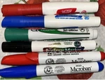 Set Of 23 Dry Erase Markers - Various Colors And Styles Used Good Condition. Fixed Price $22.00.