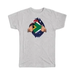 Gift T-shirt : South Australian Flag Chest African. Fixed Price $19.99.