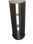 Fellowes 100 Cassette Tape Carousel Rotating Spinning Storage Tower Rack Case. Fixed Price $34.30.