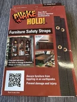 Quake Hold! Furniture Nylon Safety Straps MODEL#4162 Color Antique Brown. Fixed Price $11.00.