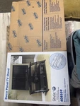 Sauder Studio Rta Deco Panel Tv Stand Black Glass. Fixed Price $100.00.