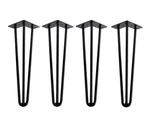Hairpin 3 Rods Table Desk Legs 1/2" Solid Set Of 4 Heavy Duty - Various Sizes. Fixed Price $49.45.