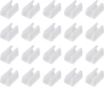 Uxcell 20 Pcs Chair Foot Shaped Floor Glides, 28MM Plastic 14MM, White. Fixed Price $10.52.