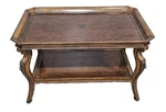 Maitland Smith Burl Mahogany Tray Top Occasional Cocktail Coffee Table. Fixed Price $899.00.