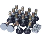 Furniture Leveler Swivel Feet Ptfe() BOTTOM(25MM Base),threaded SHANK(1/4-20).... Fixed Price $57.52.