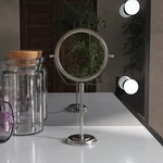Table Makeup Mirror Chrome Brass Swivel Magnifying Two Sided Renovators Supply. Fixed Price $85.99.