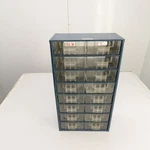 Flambeau Products 22 X 12 6" Small Parts, Nuts & Bolts Organizer Bin 16-DRAWER. Fixed Price $32.99.