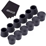 12 Pack 7/8 Inch Round Rubber Chair Leg Tips Caps Black Floor Prote.... Fixed Price $11.28.