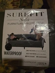 Sure Fit Gray Quilted Sofa Cover Waterproof Nonslip Pet-friendly. 119 Retail. Fixed Price $24.99.