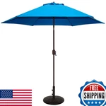 Tropishade 9 Ft Patio Umbrella Bronze Aluminum Frame Royal Blue Polyester Cover. Fixed Price $116.78.