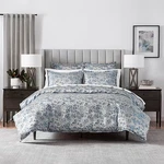 Fieldcrest Moonlit Blossom 3-PC. Floral Duvet Cover Set King Deep Blue. Fixed Price $107.10.