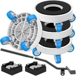 Furniture Movers Sliders With 360 Rotatable Wheels Dolly 750 Lb Sofa Bed Box. Fixed Price $50.06.