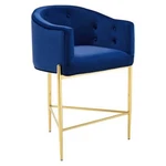 Modway Savour 26" Tufted Performance Velvet Stainless Steel Counter Stool - Navy. Fixed Price $242.99.