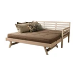 Kodiak Furniture Boho Wood Daybed And Pop Up White With Linen Mattress. Fixed Price $997.17.