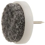 Set Of 8 Felt Bottom 3/4" Nail-on Chair Glides, Protect Tile And Hardwood Floors. Fixed Price $8.95.