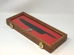 7 X 18 2 Cherry Wood Display Case Perfect For Knives Arrowheads Collectibles. Fixed Price $62.89.