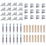 Replacement Hardware Kit For Ikea Billy Bookcase (131372, 119081) (56PCS). Fixed Price $14.49.