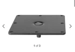 Hafele Brand X4.5 Steel Multi-purpose M10 Mounting Plate, Black. Fixed Price $20.99.