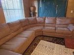 Natuzzi Sectional Sofa. Fixed Price $3300.00.