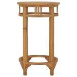 Bar Table Round Wooden Bistro Pub Furniture Solid Teak Vidaxl. Fixed Price $196.99.