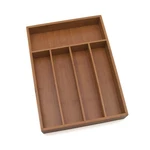 Lipper Bamboo Flatware Organizer, Compartments, 10.25X14X2", (8876). Fixed Price $25.56.