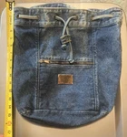 Vintage Sunbelt Denim One Shoulder Crossbody Overnight Book Bag Large Purse 90S. Fixed Price $20.00.