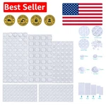 Bulk 232 Clear Rubber Feet Pads Easy Peel-off Adhesive Bumpers For Furniture. Fixed Price $12.34.