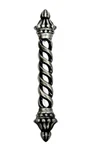 6" Vintage Ajax Mediterranean Handle Cabinet Pull Nickle Black Twist 3-3/4OC Hn. Fixed Price $9.99.