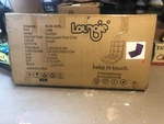 Loungie Folding Gaming Chair Floor Recliner Micro Plush Purple Quilted Nib. Fixed Price $95.00.