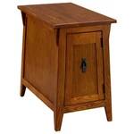 Leick Furniture Favorite Finds Mission Cabinet Wood End Table Brown/russet. Fixed Price $228.23.