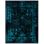 Safavieh Adirondack Collection ADR109K Black / Teal Rug. Fixed Price $54.60.