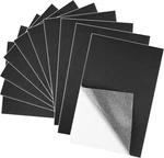 10 Pcs Black Self Adhesive Felt Sheets Craft Fabric Stick On Pads Bulk. Fixed Price $12.99.