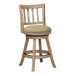 Pemberly Row 24" Wood Swivel Counter Stool In Drift Wire-brush Natural. Fixed Price $171.84.
