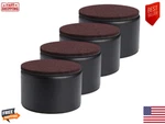 Ezprotekt Bed And Furniture Round Risers 4 Pack Elevator Up 2'' Per New. Fixed Price $66.49.