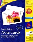 Avery 8315 Matte White Heavyweight Note Cards & Envelopes New Sealed Inkjet 60CT. Fixed Price $18.99.